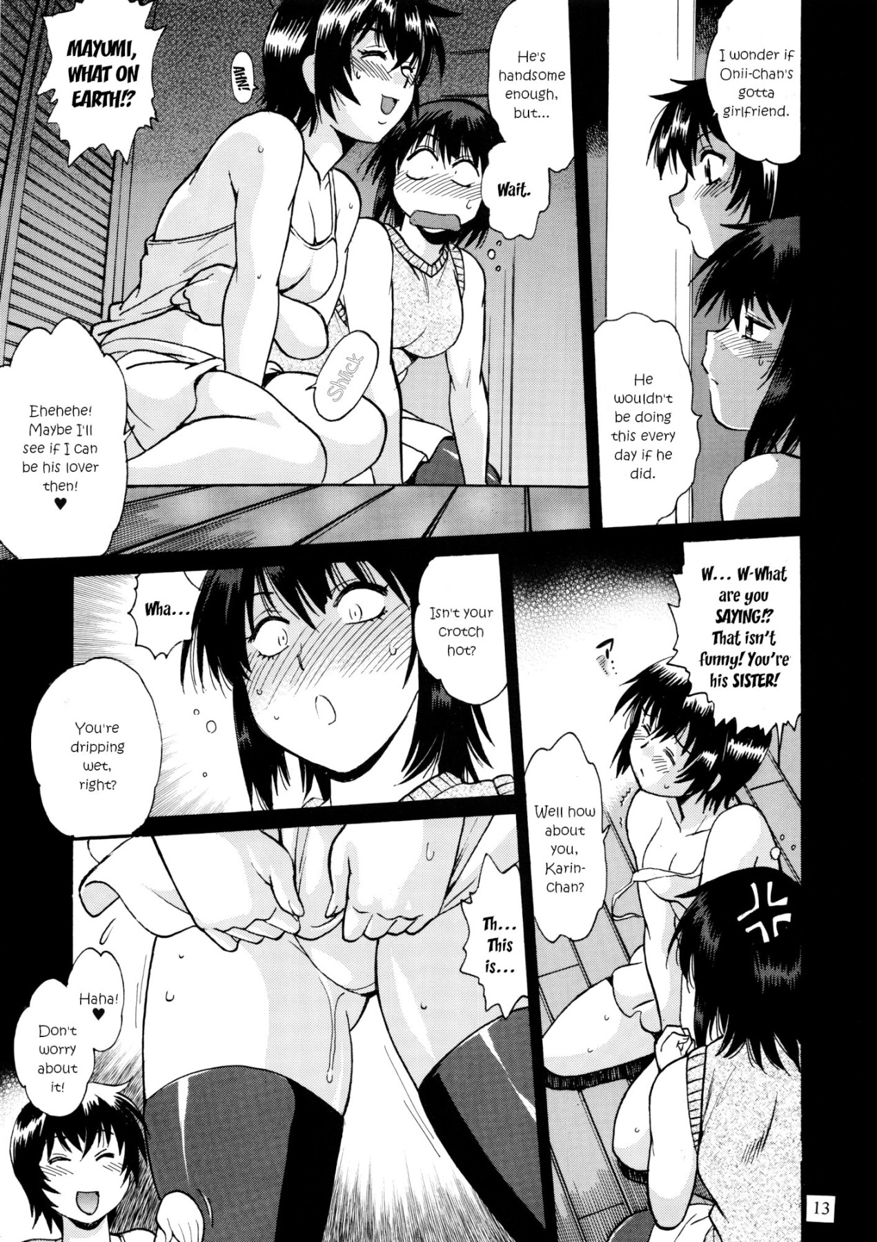 Hentai Manga Comic-With Your REAL SISTER? Or Perhaps, With Your STEP SISTER?-Read-11